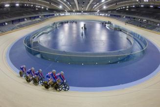 Jätkusuutlik puit Olümpiamängudel - Londoni olümpia velodroom