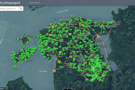 Looduslike pühapaikade kaardirakendus